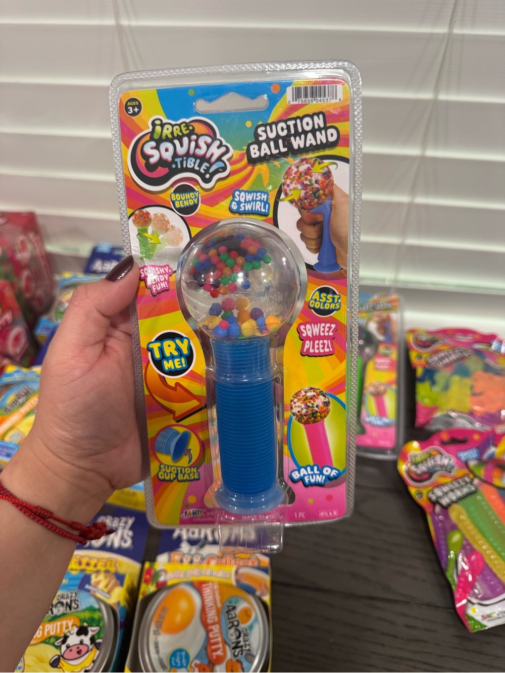 Suction Ball Wand - Blue Handle